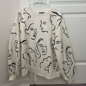 Printed sweatshirt ZARA
